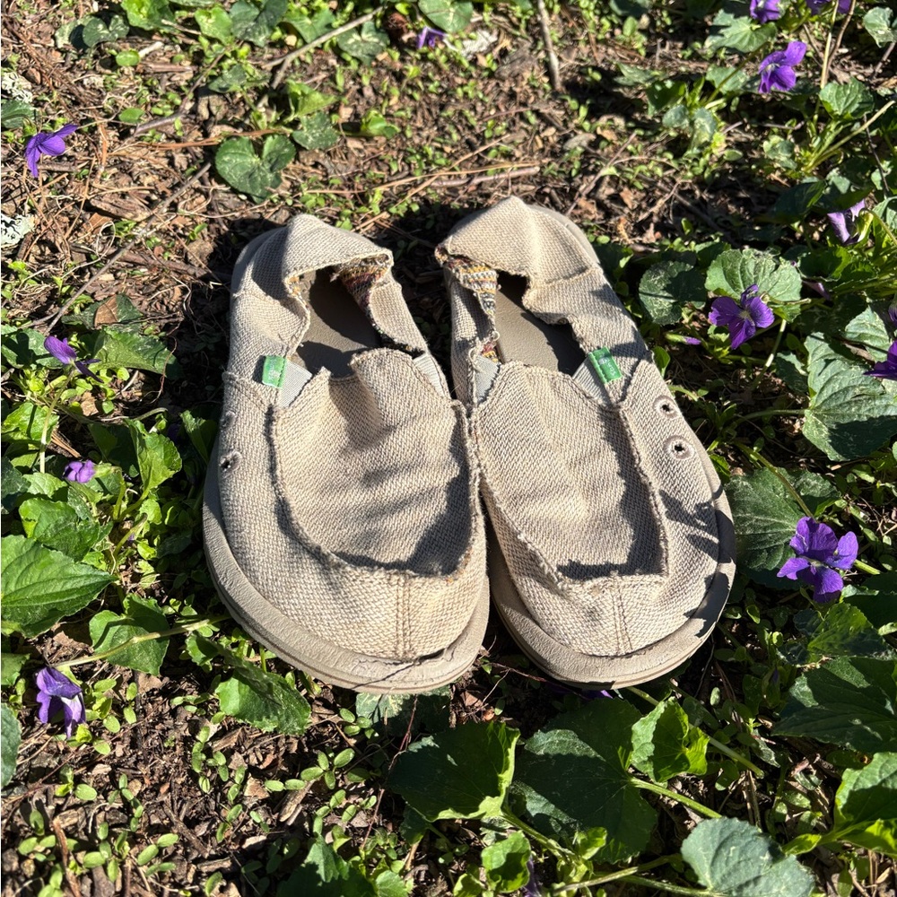 Casual Tan Slip-On Shoes